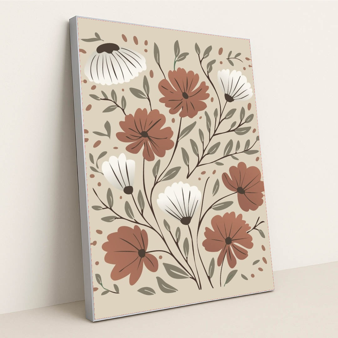 Soft Meadow Bloom by Rifky Nur Setyadi - Silver Frame Stretchiez