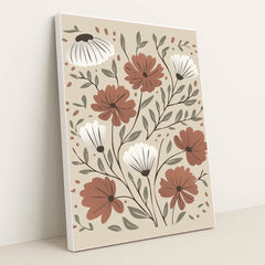 Soft Meadow Bloom by Rifky Nur Setyadi - White Frame Stretchiez