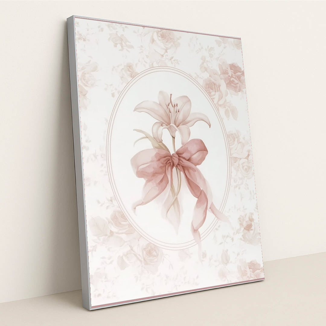 Soft Petals and Silk by Melissa King - Silver Frame Stretchiez