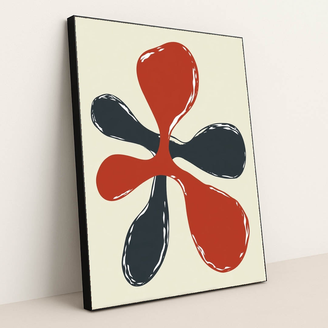 Spill Bloom by Wall Gusto™ - Black Frame Stretchiez