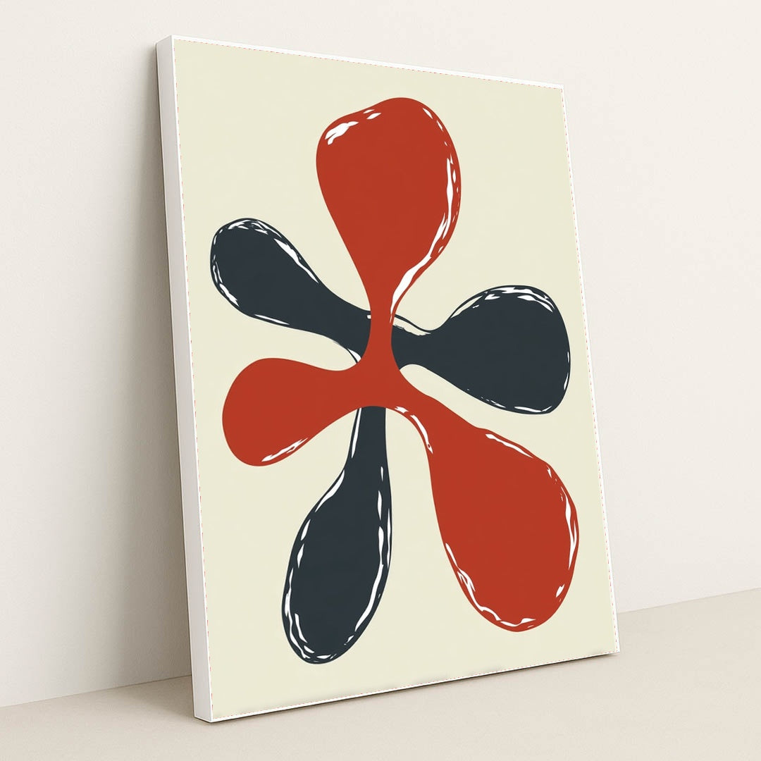 Spill Bloom by Wall Gusto™ - White Frame Stretchiez