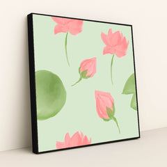 Spring Quiet by Hartono Creative Studio - Black Frame Stretchiez