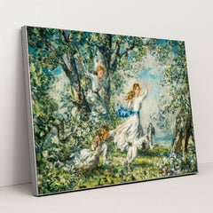 Springtime, 1904 by Philip Wilson Steer - Silver Frame Stretchiez