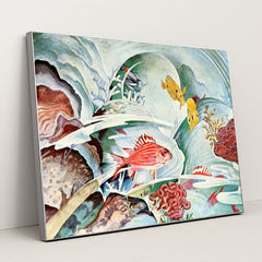 Squirrel fish of Honolulu (1929-1932) by Stephen Haweis - Silver Frame Stretchiez