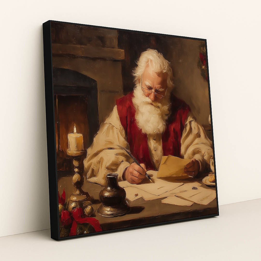 St. Nick's Quiet Correspondence by James Green - Black Frame Stretchiez