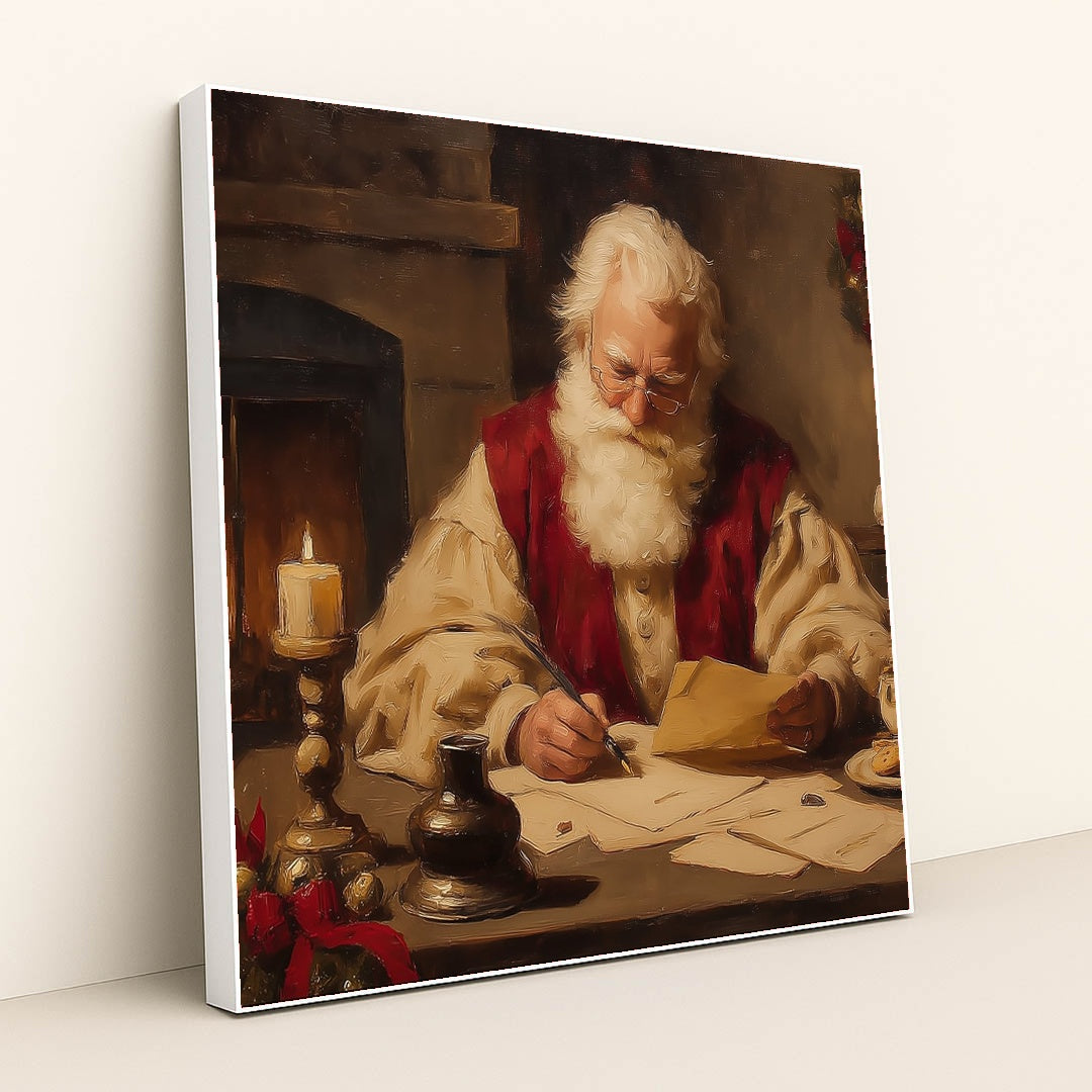 St. Nick's Quiet Correspondence by James Green - White Frame Stretchiez