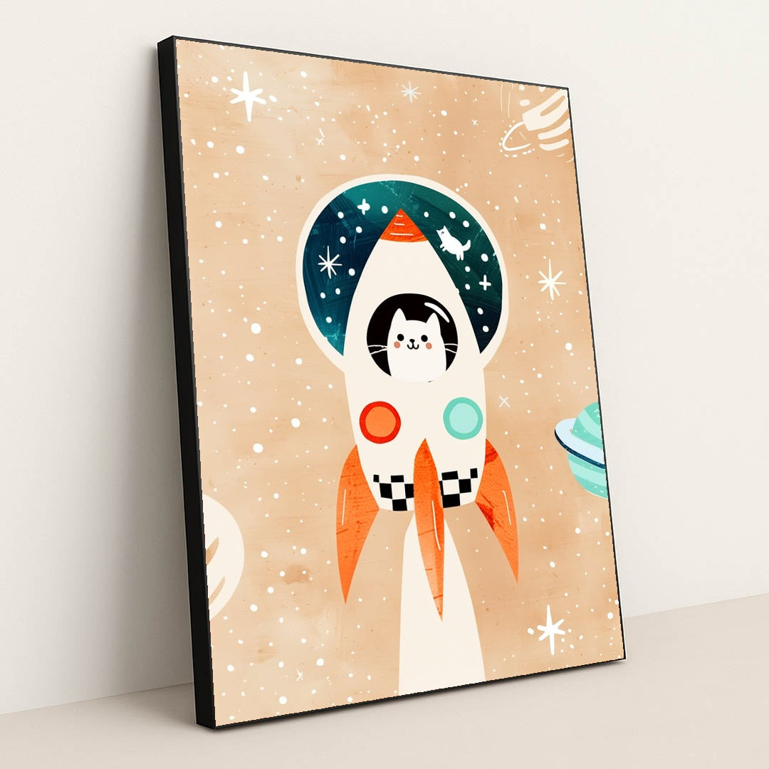 Star Explorer by Melissa King - Black Frame Stretchiez