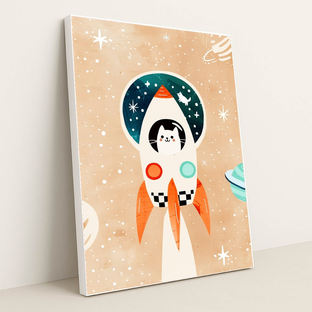 Star Explorer by Melissa King - White Frame Stretchiez