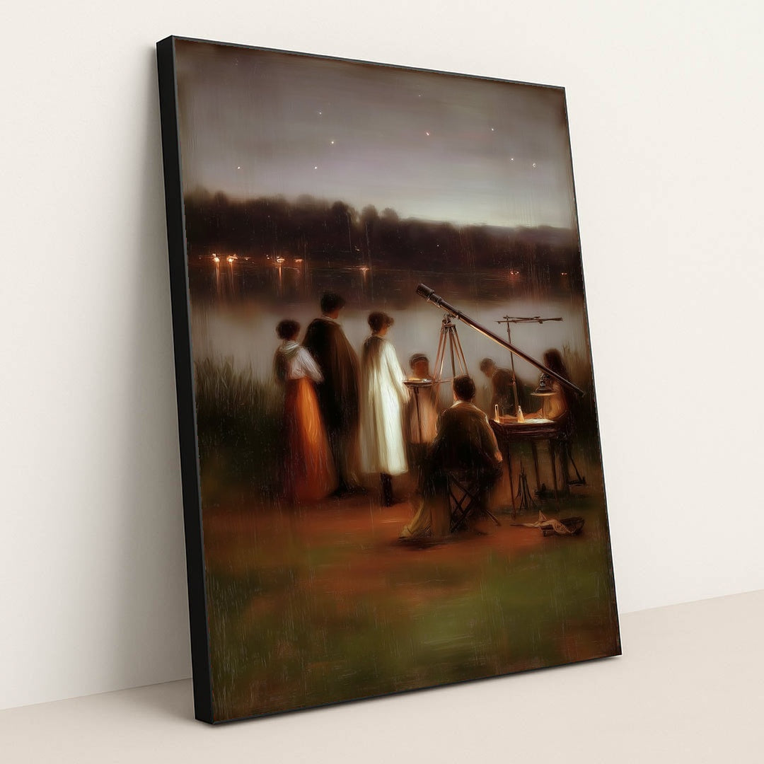 Stargazer’s Gathering by Seven Akins - Black Frame Stretchiez