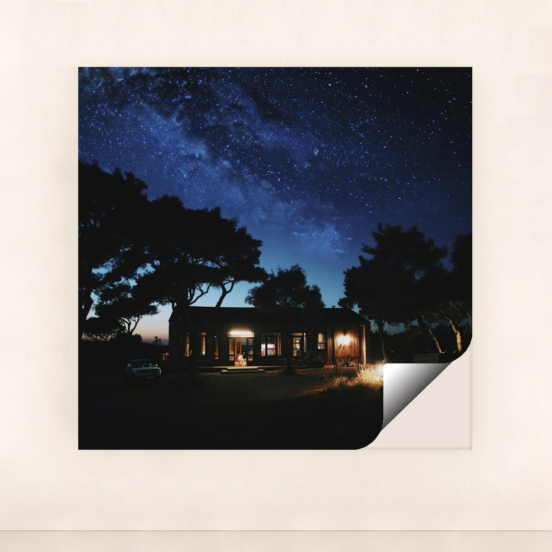 Starry Night Over Bozcaada House by Barf - Peeliez