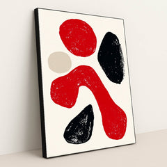 Stone Scatter by Wall Gusto™ - Black Frame Stretchiez