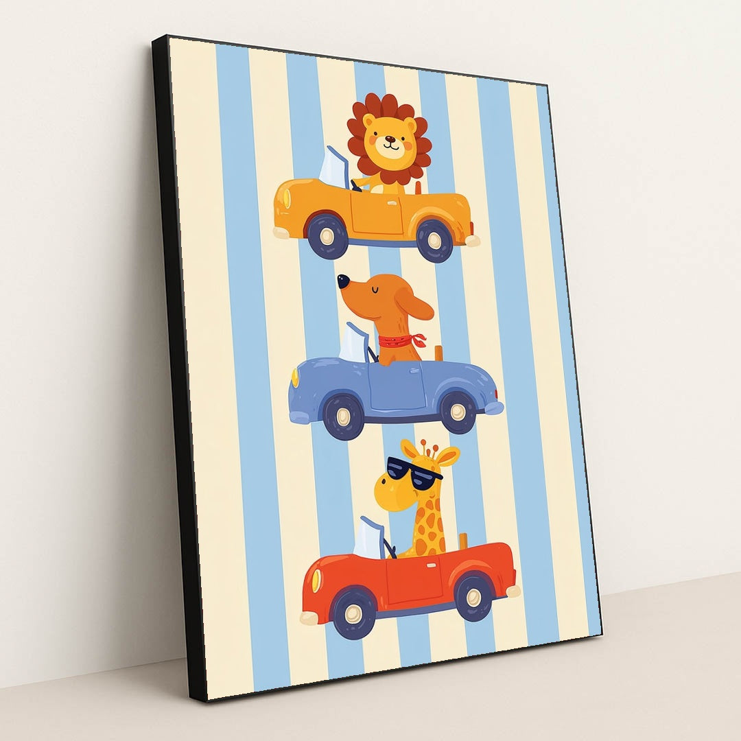 Street Cruisers by Melissa King - Black Frame Stretchiez