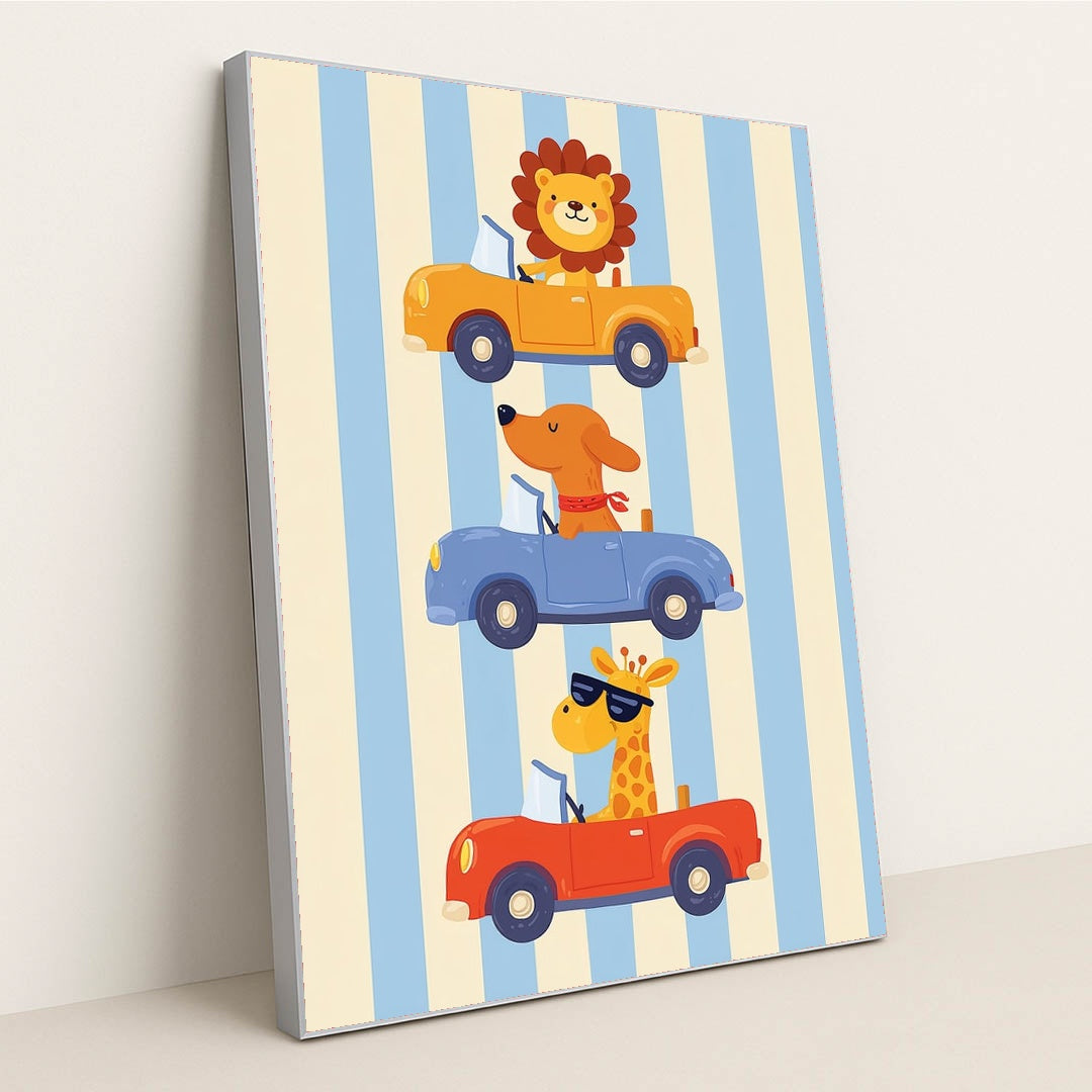 Street Cruisers by Melissa King - Silver Frame Stretchiez