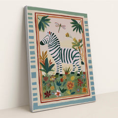 Stripes and Blooms by Anna Stone - Silver Frame Stretchiez