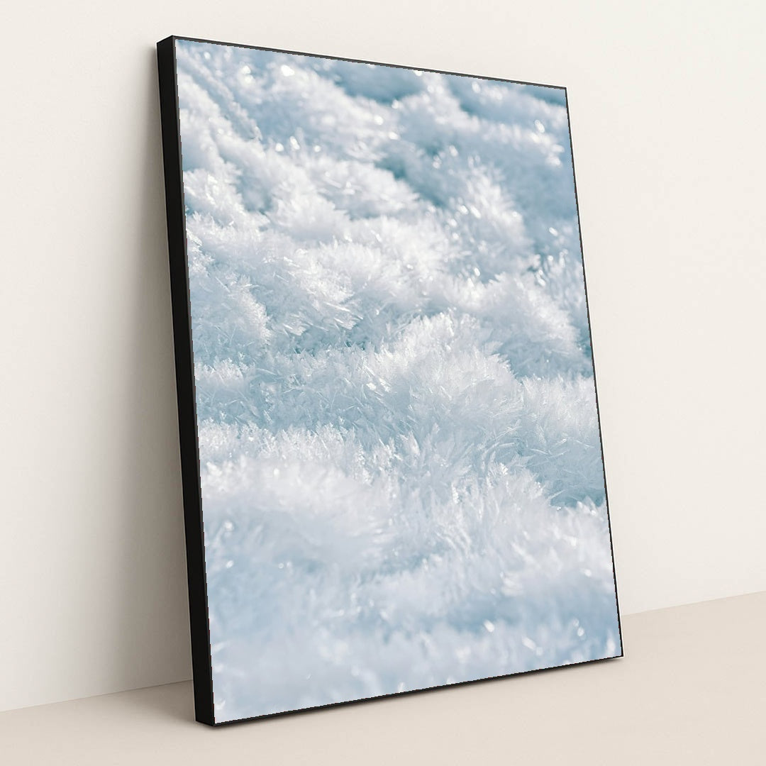 What the Cold Leaves Behind by Simon Berger - Black Frame Stretchiez