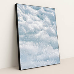 What the Cold Leaves Behind by Simon Berger - Black Frame Stretchiez