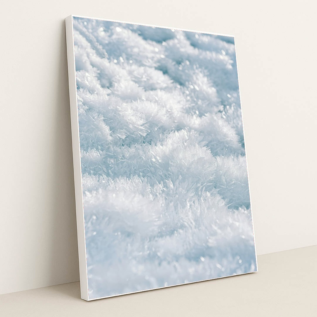 What the Cold Leaves Behind by Simon Berger - White Frame Stretchiez