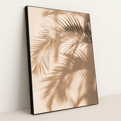 Sun-Kissed Fronds by Jade Morgan - Black Frame Stretchiez