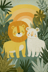 Sunrise Friends in the Quiet Jungle by Melissa King