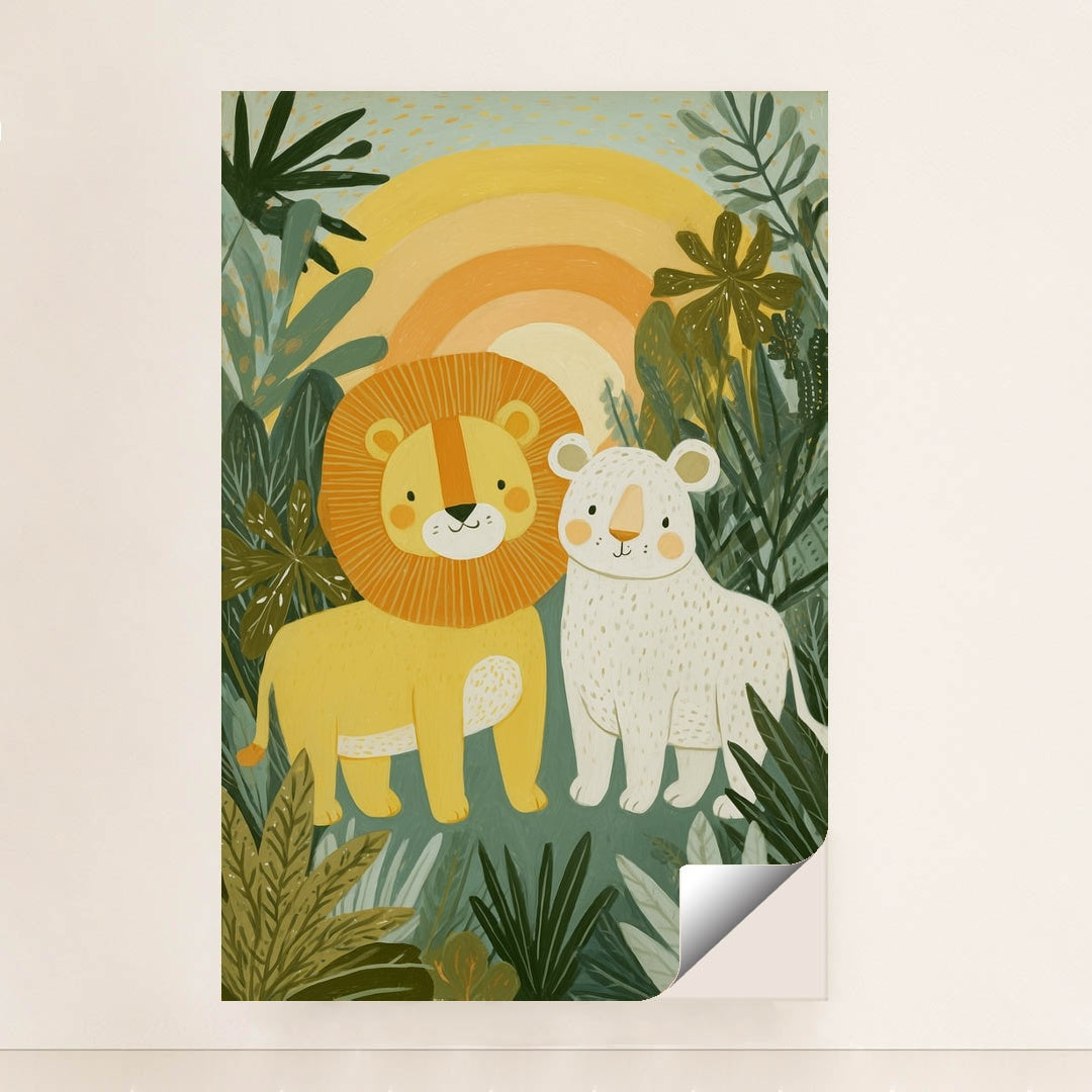 Sunrise Friends in the Quiet Jungle by Melissa King - Peeliez