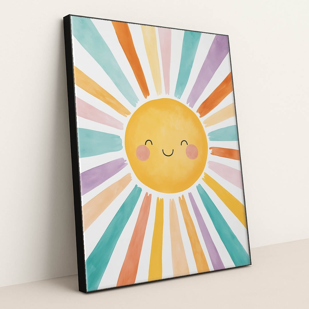 Sunrise Smiles by Melissa King - Black Frame Stretchiez