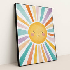 Sunrise Smiles by Melissa King - Black Frame Stretchiez