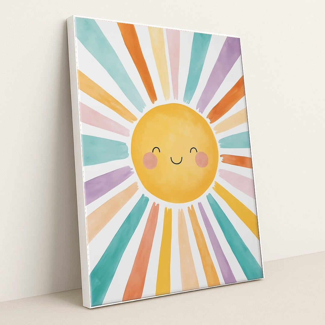 Sunrise Smiles by Melissa King - White Frame Stretchiez