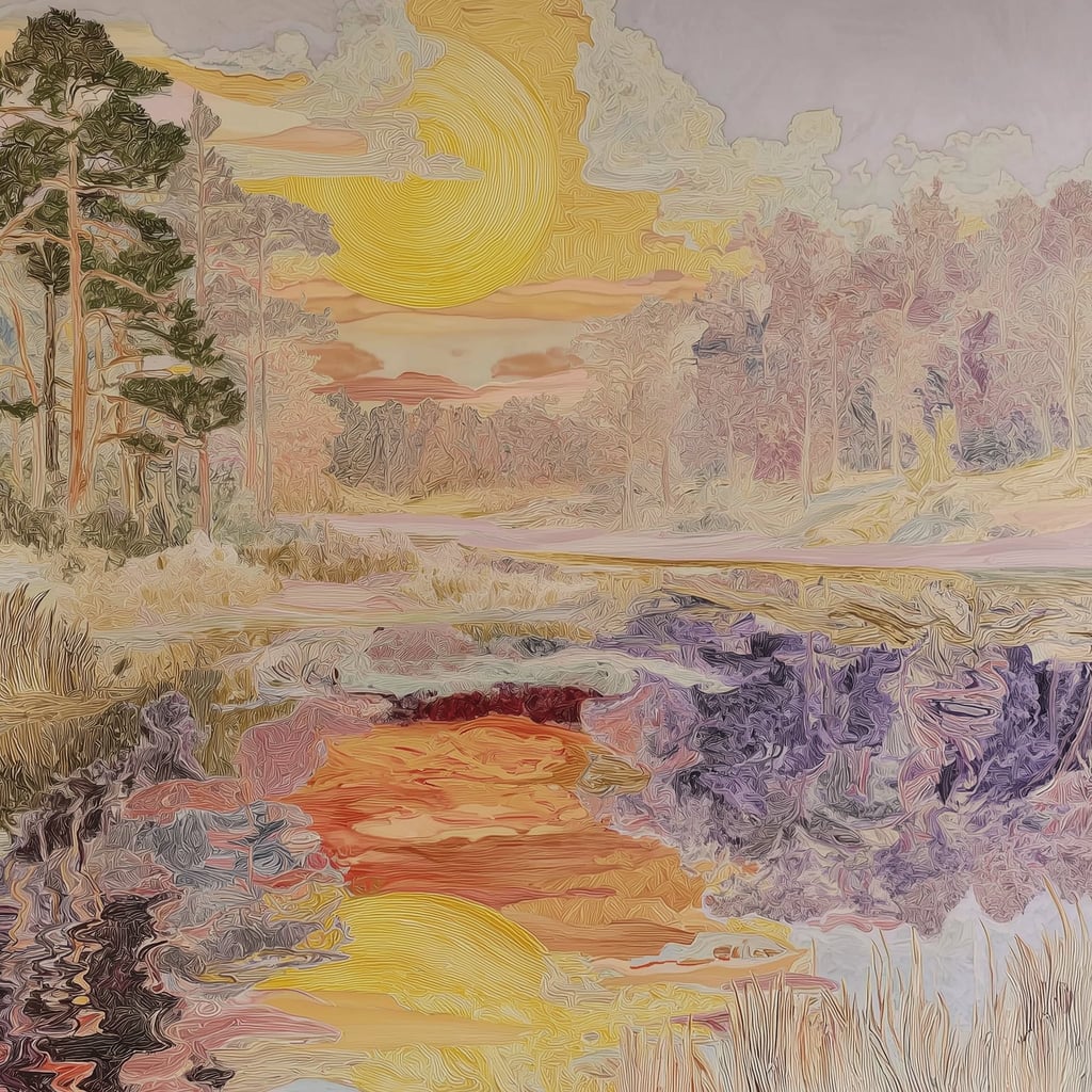 Sunrise Tapestry by Sarah Jones