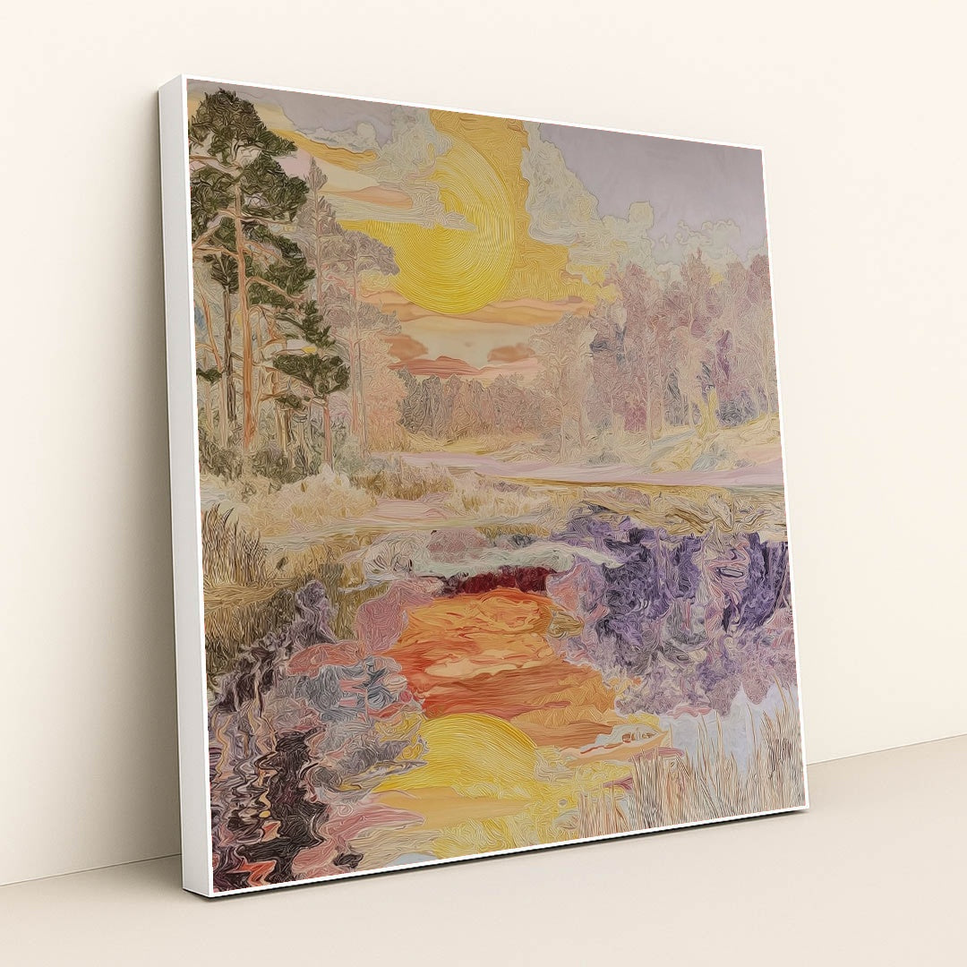 Sunrise Tapestry by Sarah Jones - White Frame Stretchiez