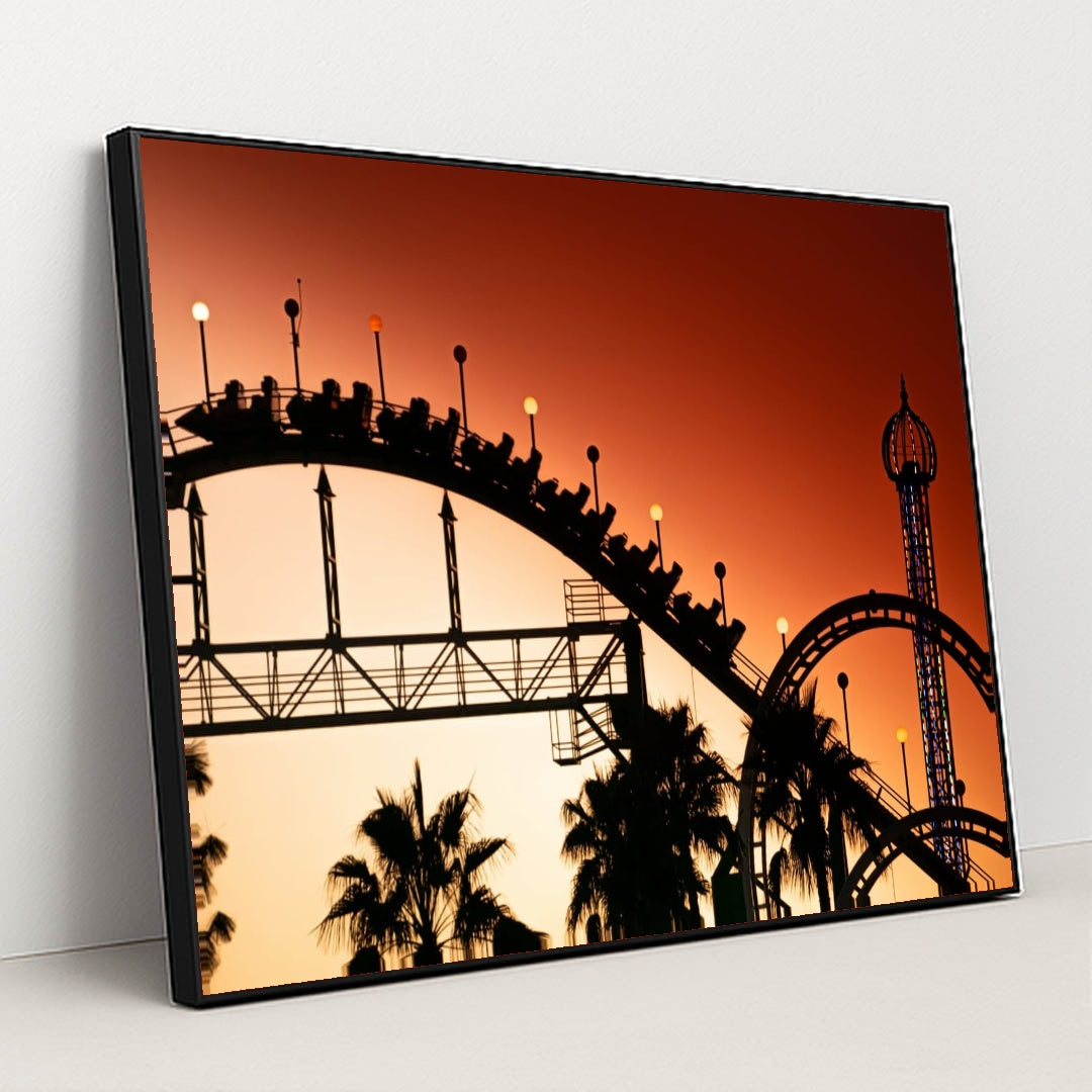 Sunset Rush by iStrfry - Black Frame Stretchiez