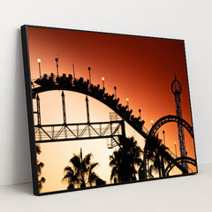 Sunset Rush by iStrfry - Black Frame Stretchiez