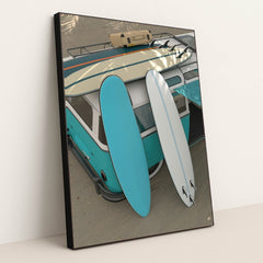Surf Club Summer by Alexander Mils - Black Frame Stretchiez
