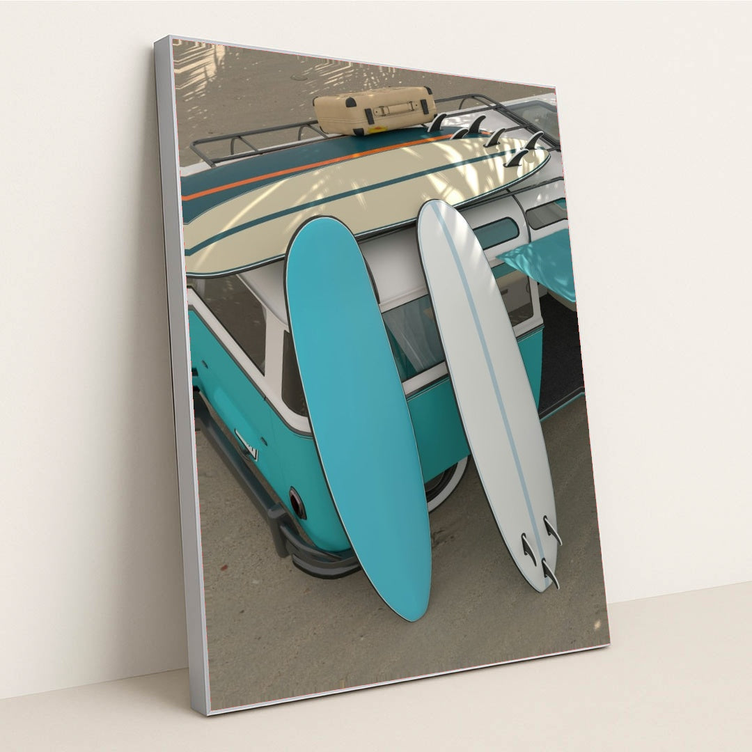 Surf Club Summer by Alexander Mils - Silver Frame Stretchiez