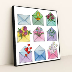 Surprise Mail by Vika Liss - Black Frame Stretchiez