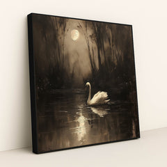 Swan's Nocturne by Seven Akins - Black Frame Stretchiez