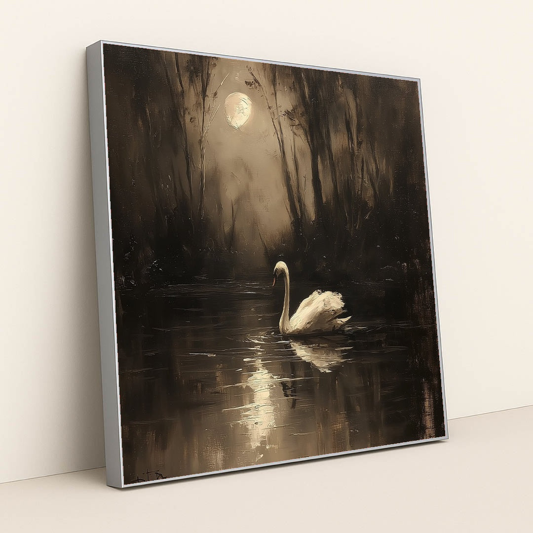 Swan's Nocturne by Seven Akins - Silver Frame Stretchiez