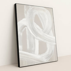 Swirling Tranquility Abstract by Celeste - Black Frame Stretchiez