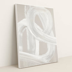 Swirling Tranquility Abstract by Celeste - White Frame Stretchiez