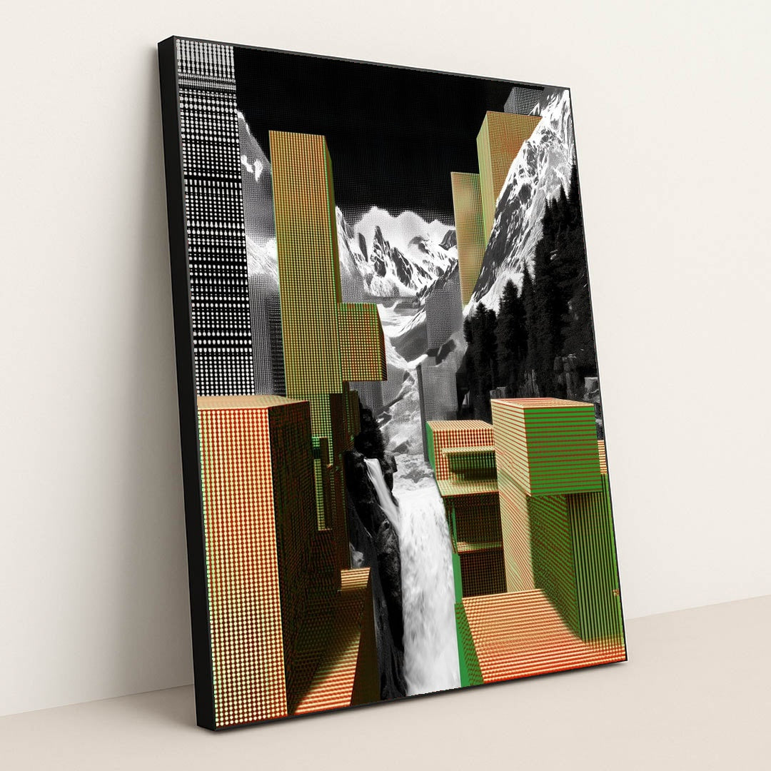 Syntax Error Valley by Solace - Black Frame Stretchiez