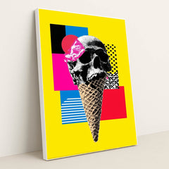 Taste of Death I by Monica Coop - White Frame Stretchiez