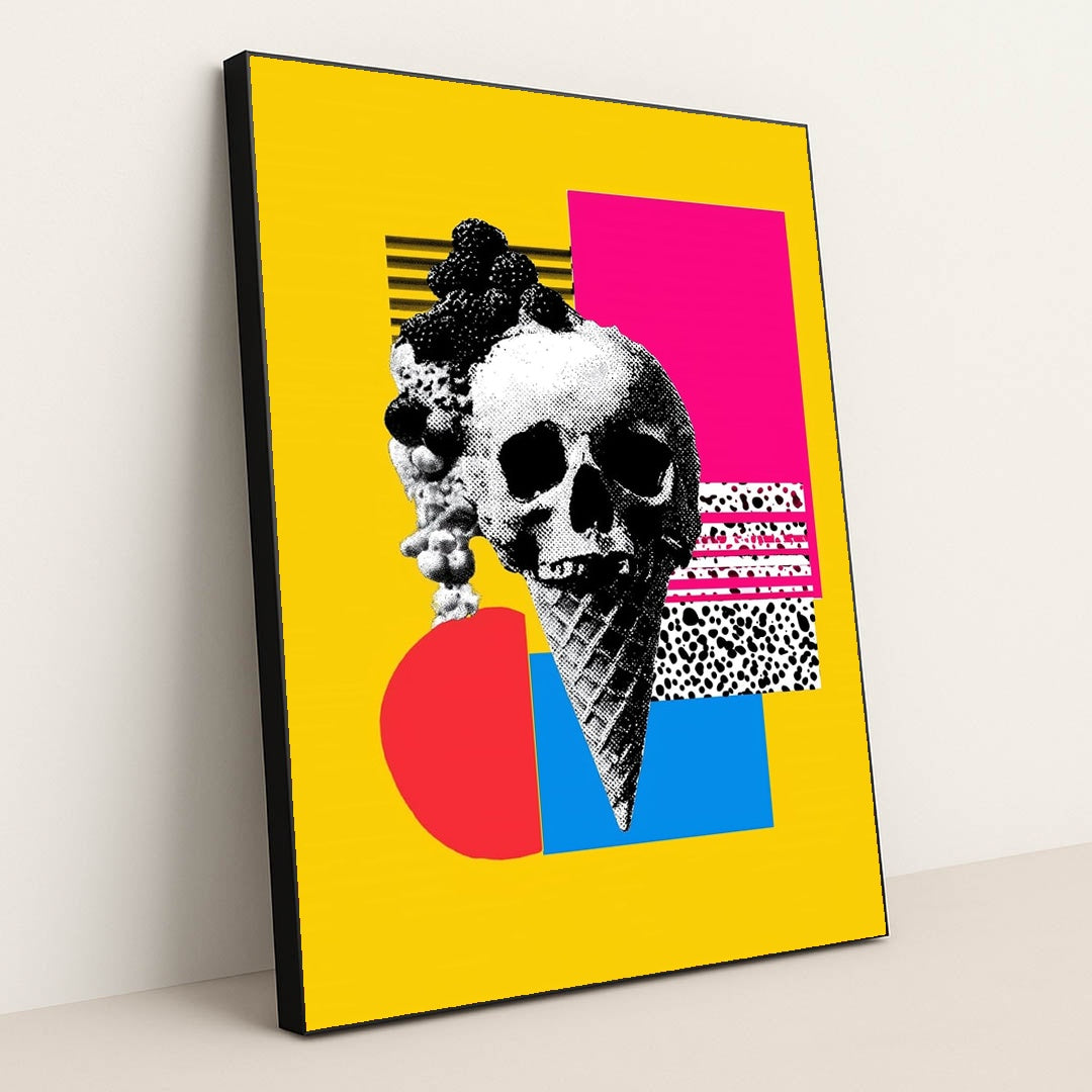 Taste Of Death II by Monica Coop - Black Frame Stretchiez