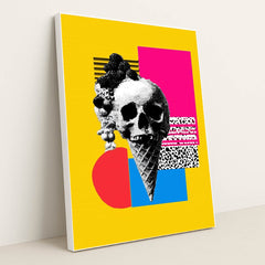 Taste Of Death II by Monica Coop - White Frame Stretchiez