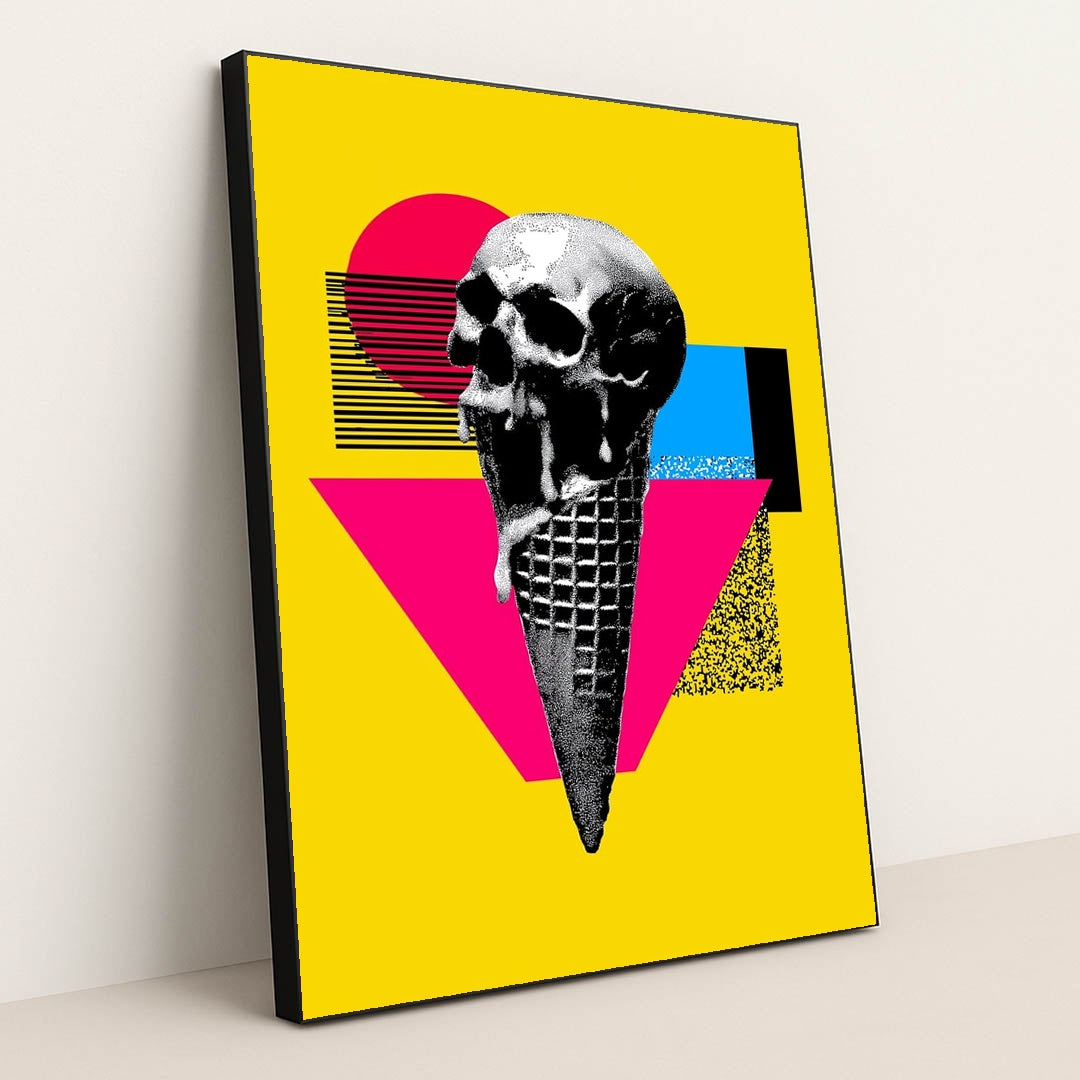 Taste Of Death IV by Monica Coop - Black Frame Stretchiez