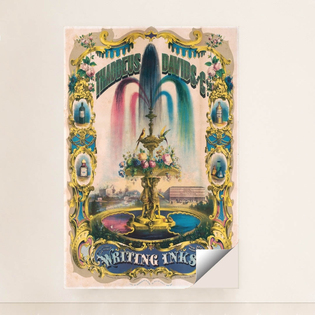 Thaddeus Davids and Cos. writing inks (1857) by Snyder, Black & Sturn - Peeliez