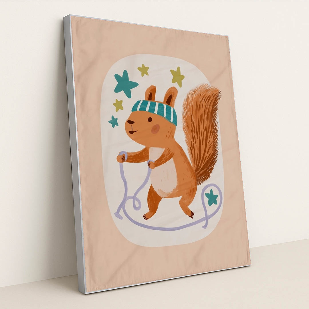 The Acorn Athlete by Melissa King - Silver Frame Stretchiez