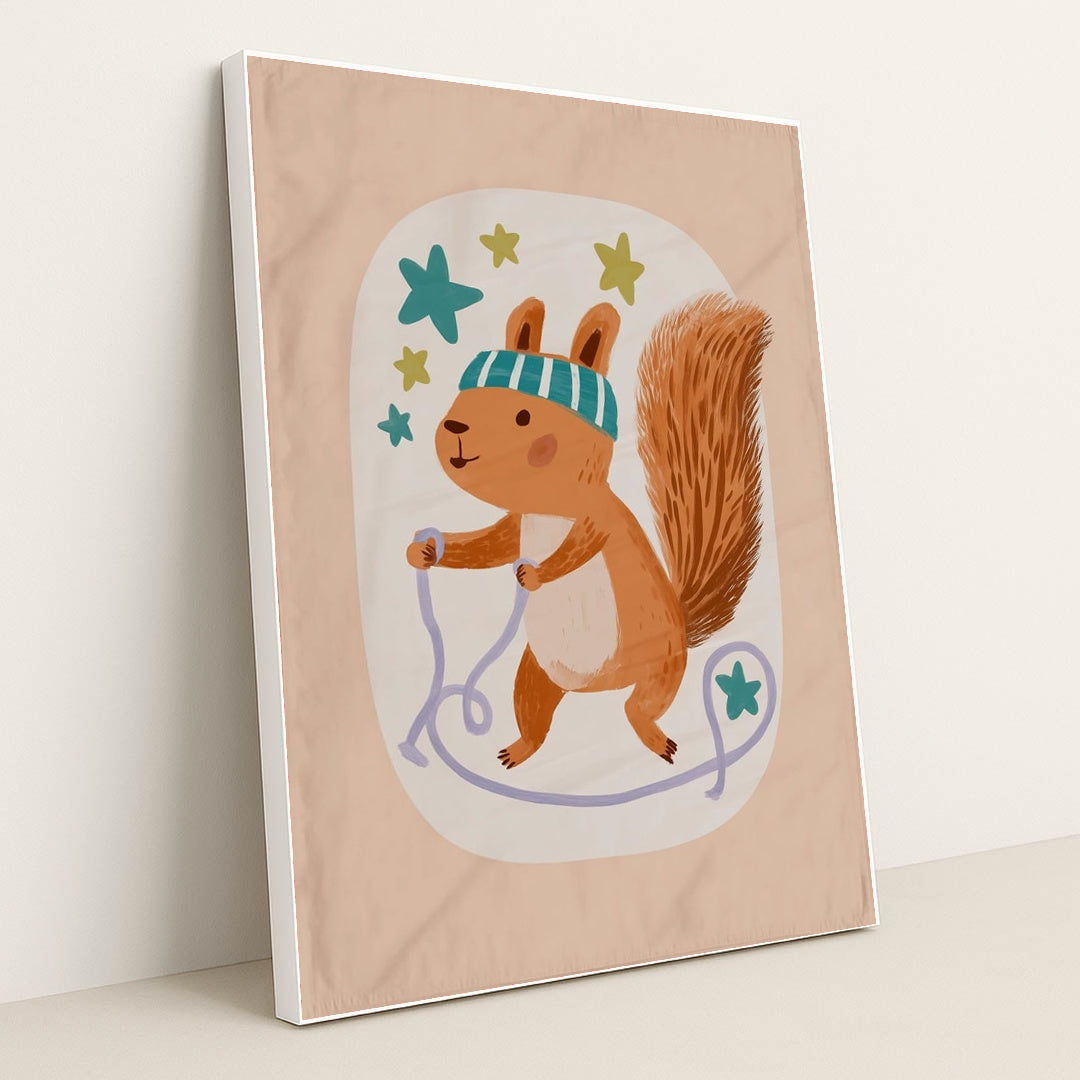 The Acorn Athlete by Melissa King - White Frame Stretchiez