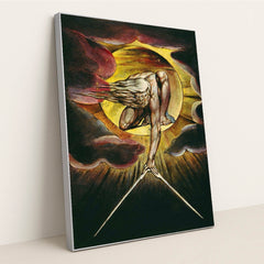 The Ancient of Days by William Blake - Silver Frame Stretchiez