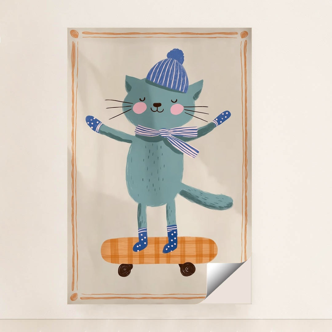 The Coolest Cat on Wheels by Melissa King - Peeliez