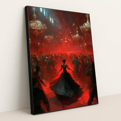The Crimson Waltz by Seven Akins - Black Frame Stretchiez