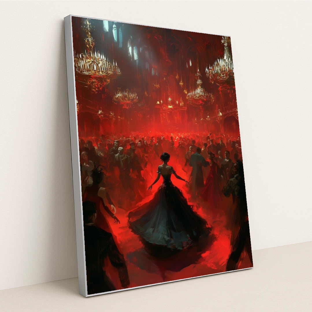 The Crimson Waltz by Seven Akins - Silver Frame Stretchiez